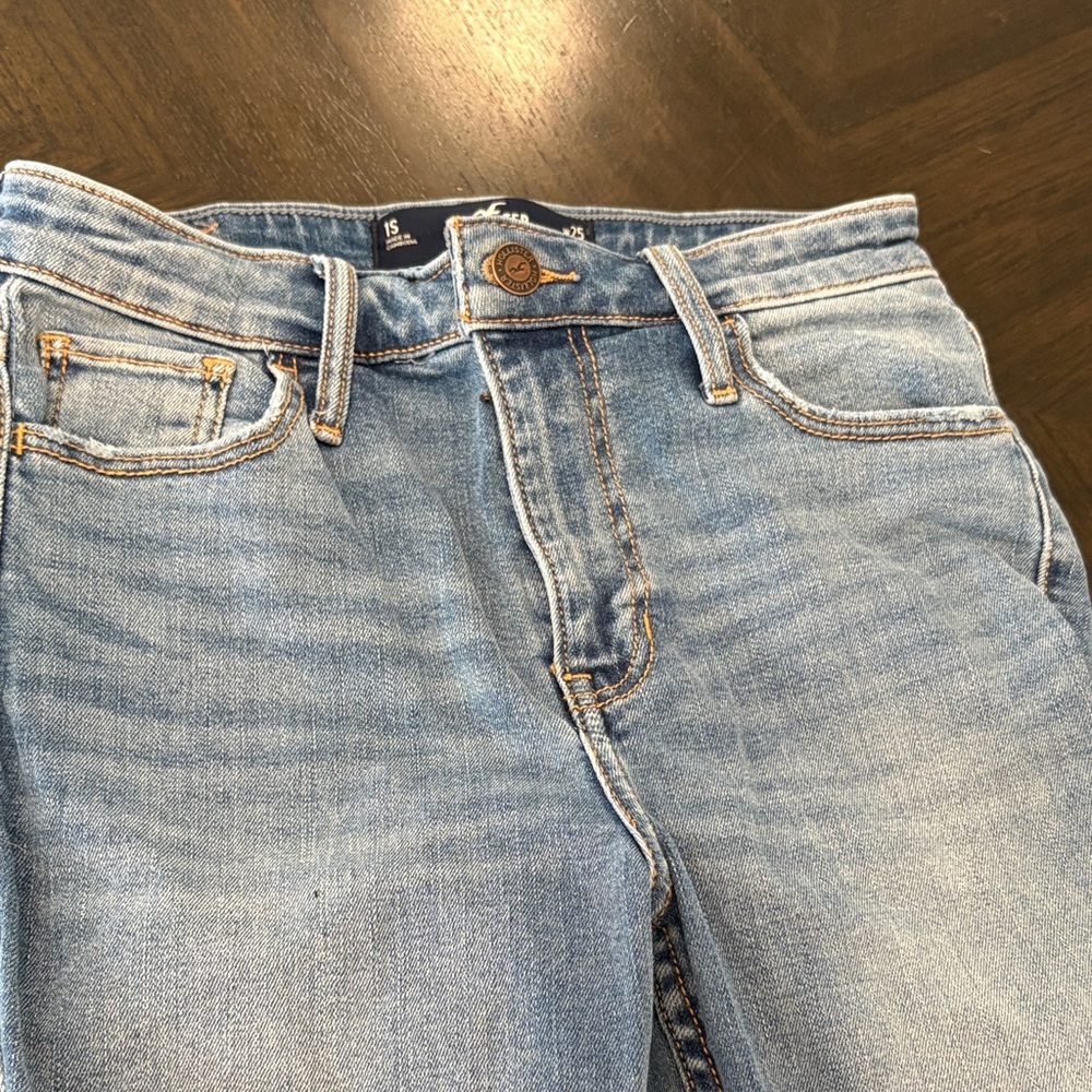 Hollister Light Blue Straight Leg Jeans